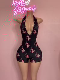 Image 1 of Kitty- romper black