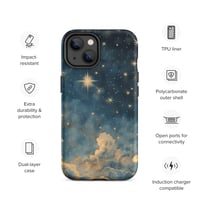 Image 14 of Celestial Night Sky Stars and Clouds Painting Tough Case for iPhone®