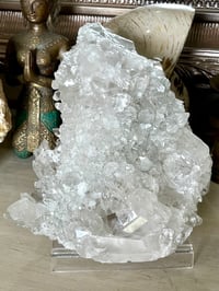 Image 1 of Large Clear Quartz Points Cluster Statement Piece #2596