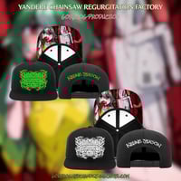 Image 1 of YANDERE CHAINSAW REGURGITATION FACTORY - SNAPBACKS