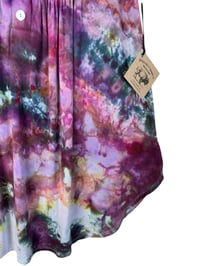 Image 6 of M Luxe Knit Babydoll Top in Earthy Blooms Watercolor Ice Dye