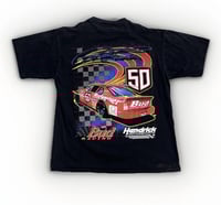 Image 2 of VTG 90s NASCAR Budweiser Tee Sz XL