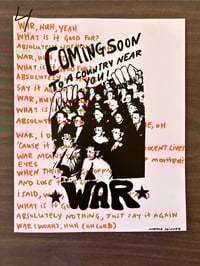 Image 4 of WAR Screen Prints
