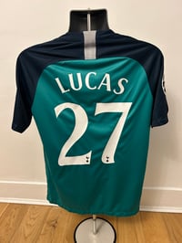 Image 3 of Tottenham Hotspur “LUCAS 27” 2018/19 Third Shirt + patches (M)