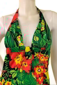 Image 4 of Vintage tropical maxi dress