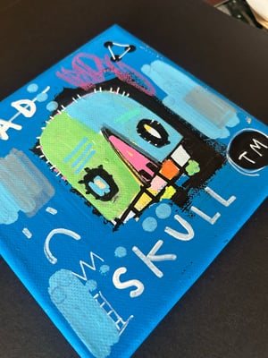 Image of Sad Skull canvas 