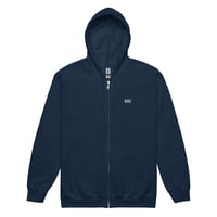 Image 2 of Side Embroidered Zip Hoodie