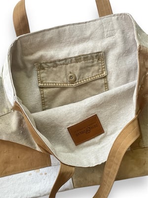 Image of PATCHWORK PAINTER'S TOTE #2