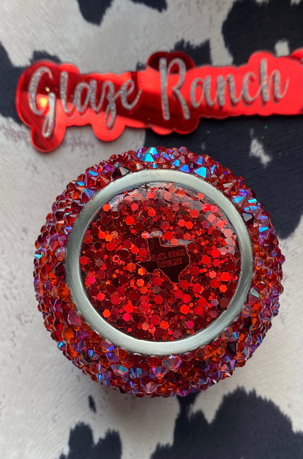 RHINESTONE WINE TUMBLER
