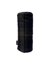 Image 1 of Navy Tartan Wool Head Cover