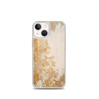 Image 16 of White and Gold Tattered Texture Goth Lolita Kawaii Baroque Clear Case for iPhone®