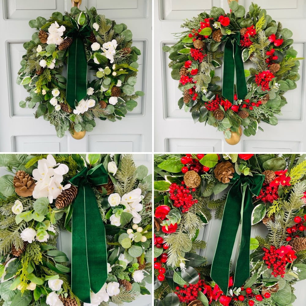 Image of Green Velvet Bow 