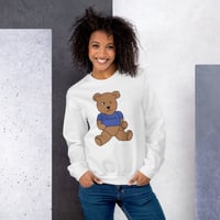 Image 1 of My Shirt is Blue Benny The Bear Sweatshirt