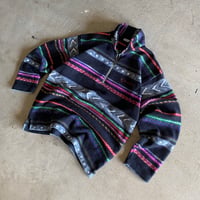 Image 2 of 90's SERGIO TACCHINI ABSTRACT FLEECE 1/4 ZIP
