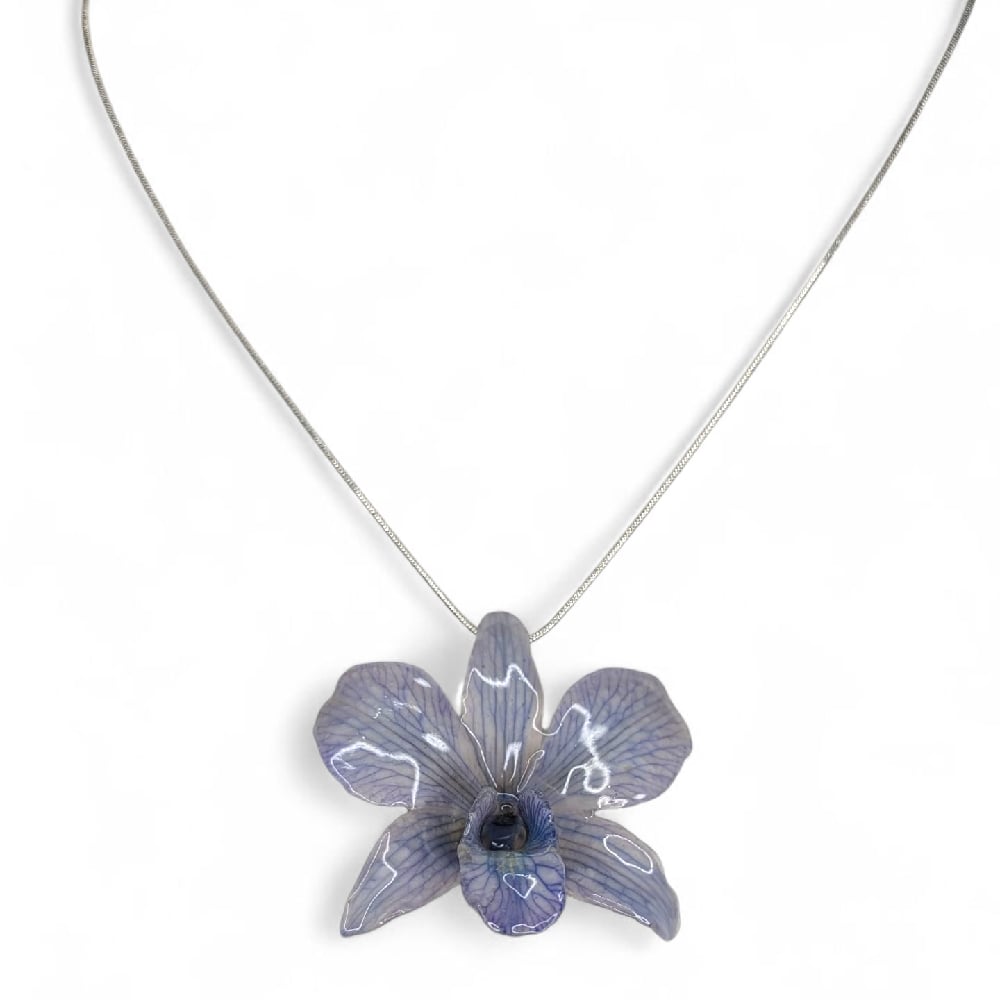 Image of Mini Dendrobium Pendant (Blue & Purples)