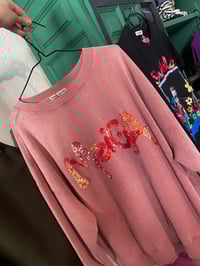 Image 2 of Suadoiro bordado a man. MEIGA ROSA. Talla L/XL oversize!