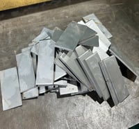 Image 1 of Small flat rate box o' stainless steel test pieces 