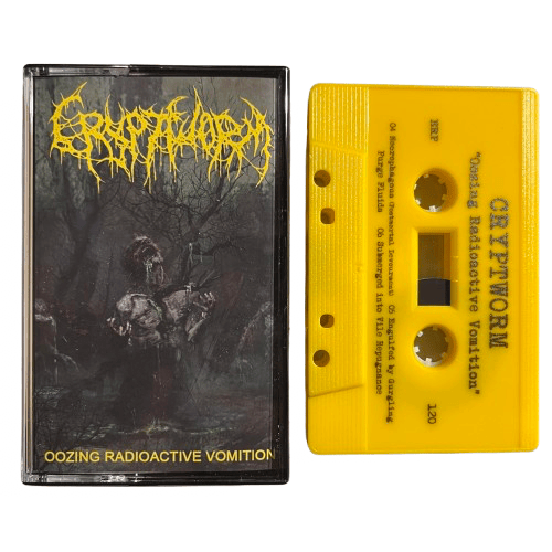 CRYPTWORM - "Oozing Radioactive Vomition" cassette