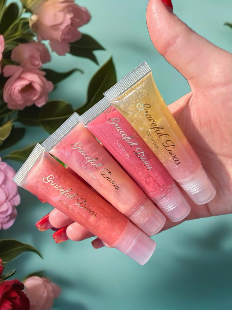 Image of Graceful Divas Gloss Bundle 🛍️🎀- 4 Lip Glosses