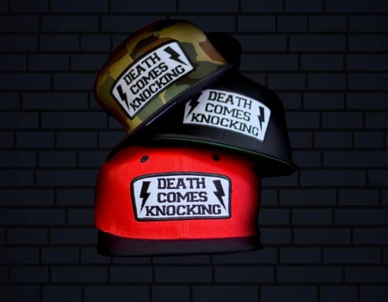 Image of Death Comes Knocking SnapBacks