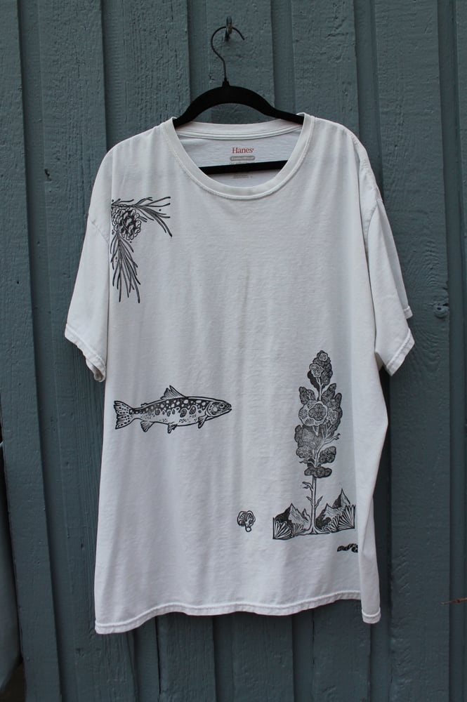 Image of Black & White Forest Tee