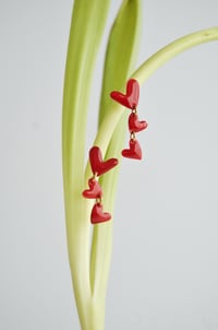 mini corazones colgantes