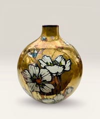 Image 2 of “Grass of parnassus” reduction lustre vase -1