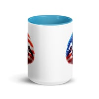 Image 3 of Independence Day Sloth USA Flag Coffee Mug