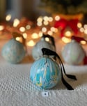 Marbled Ornaments - Peace