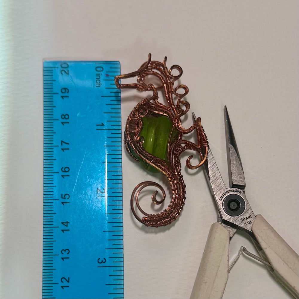 Image of Seaglass Seahorse for Sarah B. 