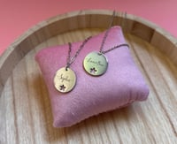 Image 5 of Custom engraved silver name necklaces