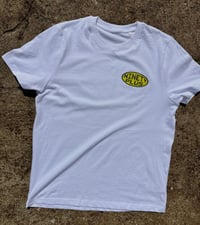 Image 1 of Logo T-Shirt - White/Neon Yellow
