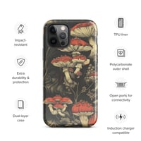 Image 12 of Dark Cottagecore Goth Inspired Vibrant Mushroom Tough Case for iPhone®