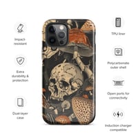 Image 12 of Goblincore Skull and Mushroom Grunge/Punk Tough Case for iPhone®