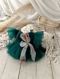 Image 1 of Photo prop | Body-dress for photoshoot | Sagara | size 12 months | emerald