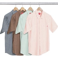 Image 3 of '17 Supreme Denim Stripe Shirt - M