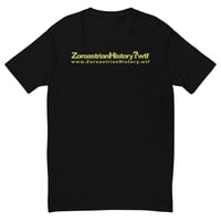 Image 1 of ZoroastrianHistory.wtf A Fitted Short Sleeve T-shirt