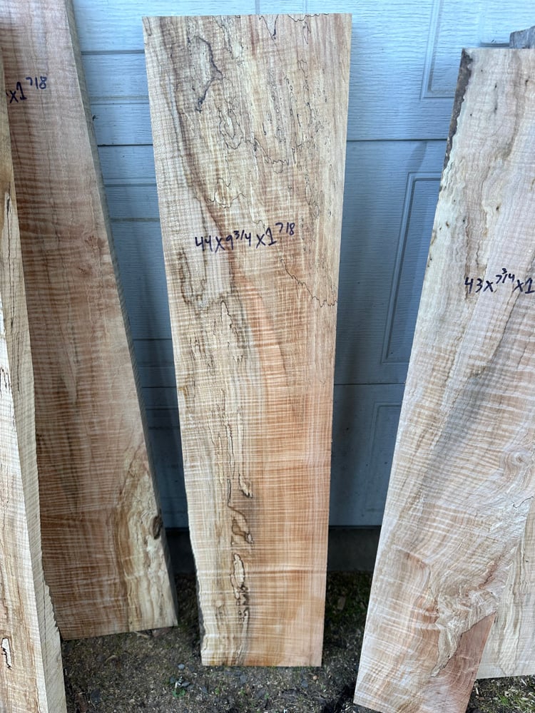 Figured/spalted maple billet 8