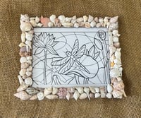 Image 1 of Seashell Picture Frame 8” x 10” #3