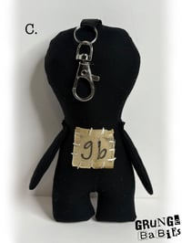 Image 10 of  Grunge Baby Bag Charm - Black