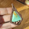 Amazonite Triangle Pendant