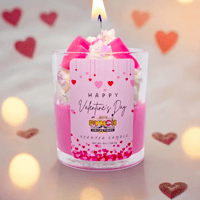 Image 3 of Valentines Candle, Handmade Scented Candle 