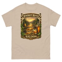 Image 5 of Whiskey River Saloon Unisex T-Shirt | Western Bar Graphic Tee | Rustic Cowboy Saloon Shirt