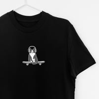 Image 3 of T-SHIRT THE_NK_CAT BLACK UNISEX