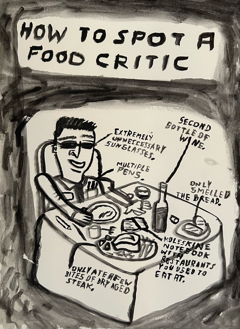 Image of “How To Spot A Food Critic” 