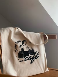 Image 1 of Tote bag il me faut un café 