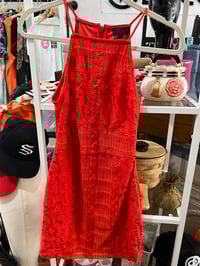 Image 1 of TOPSHOP red dress