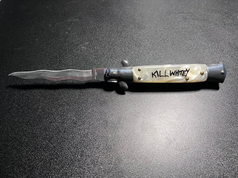 Kill Whitey stiletto 