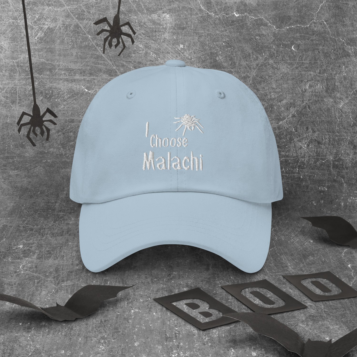 Image of Officially Licensed little stranger I choose Malachi embroidery baseball cap