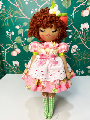Image of RESERVED FOR DIANE Classic Small Art Doll Strawberry